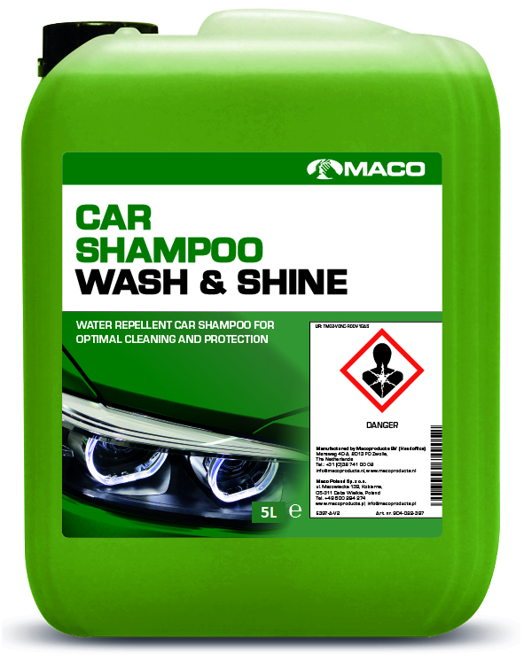 MACO Car Shampoo Wash &amp; Shine 5L